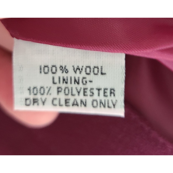 Talbots Women Maxi Wool Skirt Size 4 Straight Purple Slit Career Colorful Preppy - Picture 8 of 10